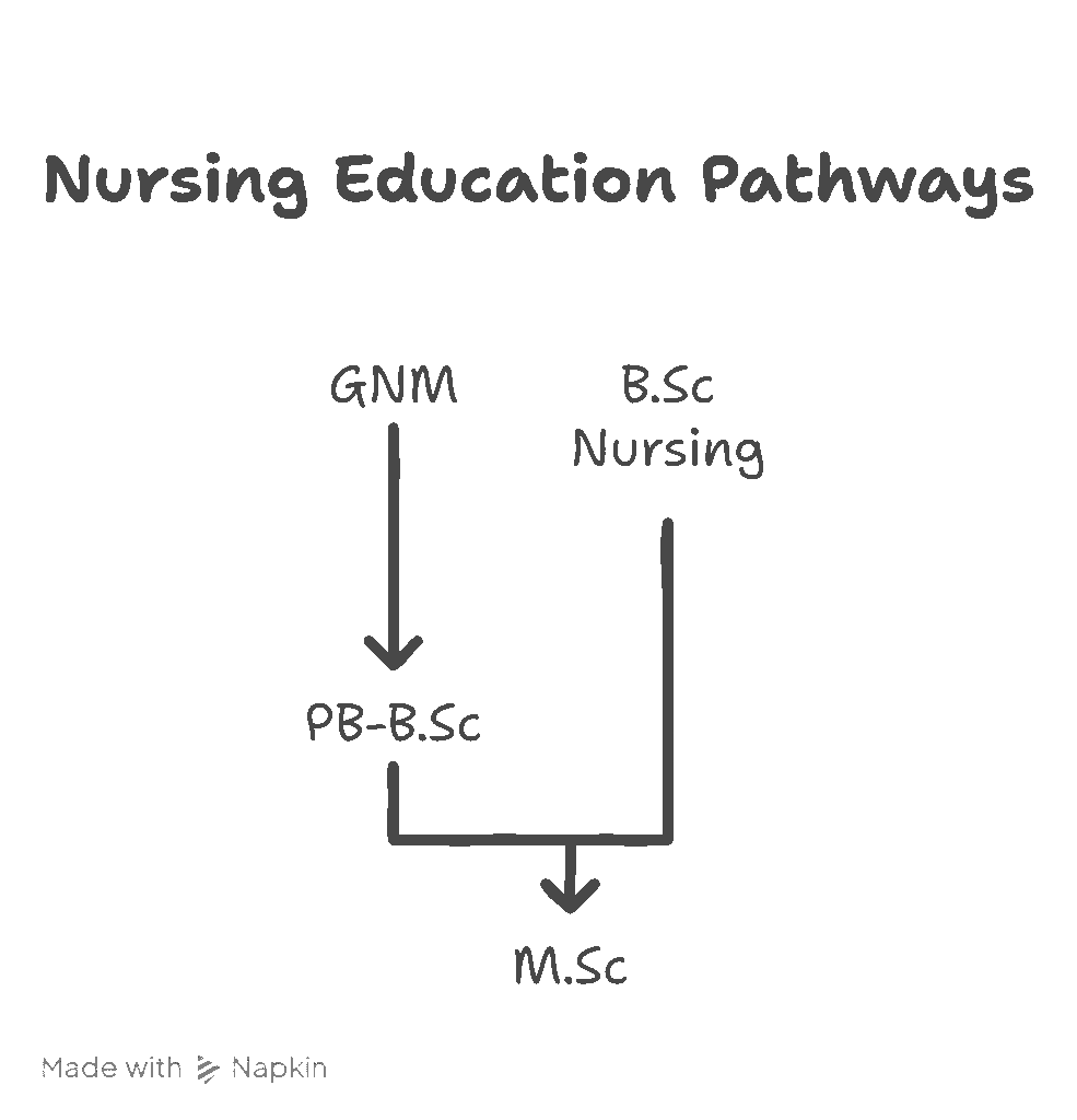 M.Sc Nursing after GNM, M.Sc Nursing after PB-B.Sc Nursing, M.Sc Nursing after B.Sc Nursing
