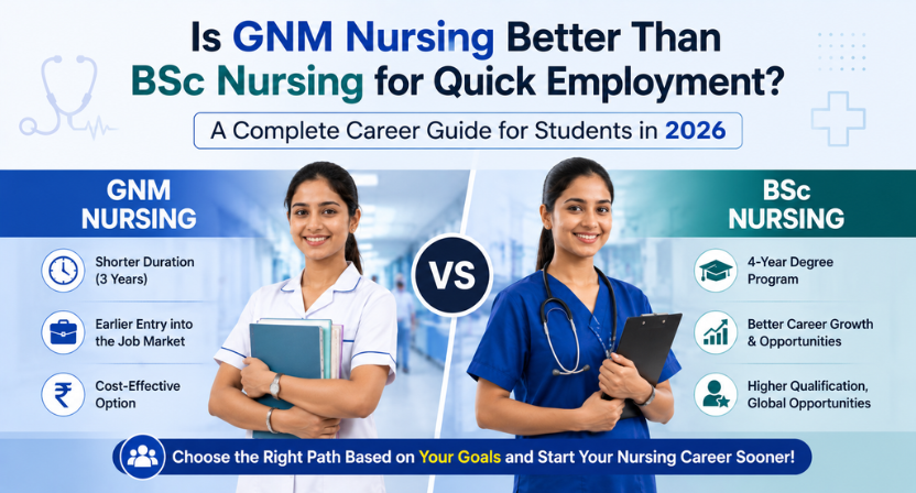 GNM Nursing vs BSc Nursing